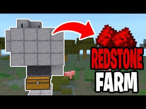 How To Make a Redstone Farm In Minecraft Bedrock! - Tutorial