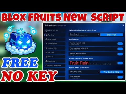 Blox Fruits Script *NO KEY* - Fruit Farm, Auto Farm Dungeons, Auto Farm Levels, Sea Event & More! 