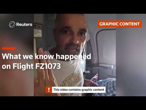 GRAPHIC WARNING: What we know from video of the flydubai 'terrorist' attack