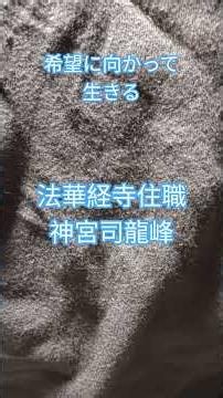 希望に向かって生きる 復縁祈願の法華経寺住職神宮司龍峰 #占い #復縁タロット