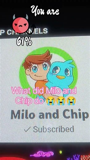 what did Milo and Chip do 👁️👄👁️