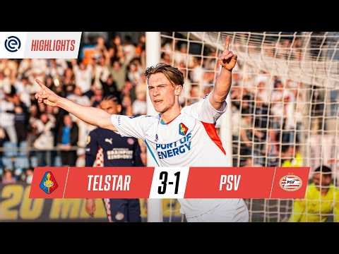 Telstar 3-1 PSV | TELSTAR SORPRENDE y pone en ESPERA coronación del PSV en la Eredivisie | Resumen