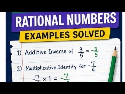 Class 8 Maths Chapter 1 Rational Numbers | Important Examples Solved | 