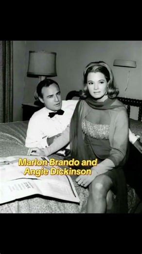 Marlon Brando and Angie Dickinson #genx #classiccinema #movie #actress #actor #icon