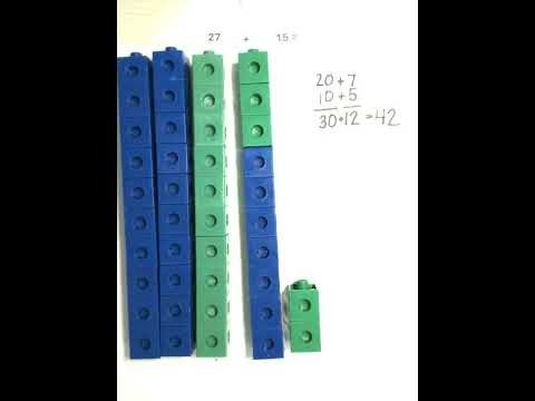 Adding Two-Digit Numbers with CONNECTING CUBES