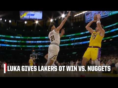 LUKA MAGIC 🔥 Doncic hits game winner in final second of OT vs. Nuggets | NBA on ESPN