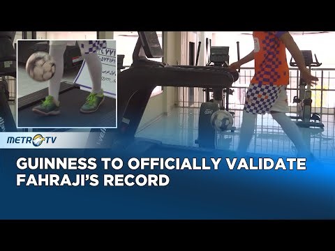 Iranian Athlete Breaks Keepy Uppies World Record on Treadmill