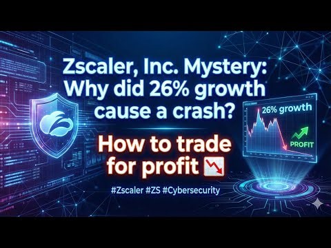 [Fullver] Zscaler, Inc. Mystery: Why did 26% growth cause a crash? How to trade for profit 📉