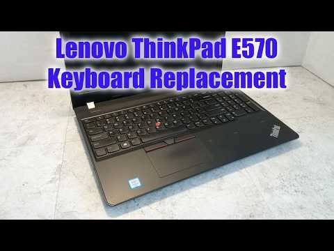 Lenovo ThinkPad E570 Keyboard Replacement (Backwards Removal Trick!) | Step-by-Step Repair Guide