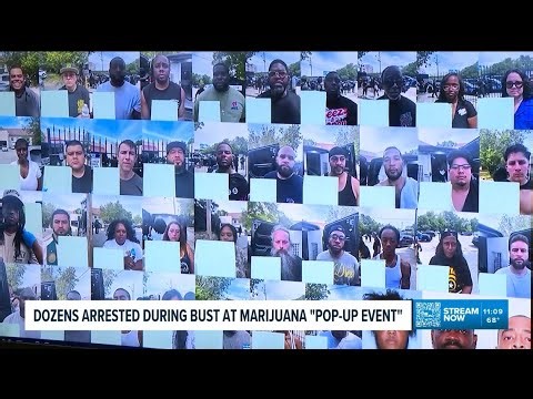 Dozens arrested during drug bust at marijuana 'pop-up event' at Downtown Atlanta warehouse