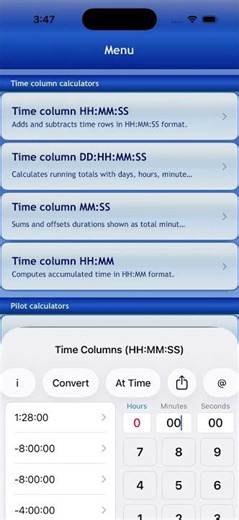 Date and Time calculator for iOS (iphone and iPad)