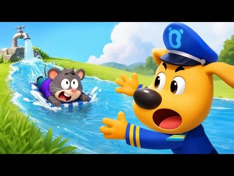 The Wild Drift | Police Rescue | Safety Rules | Kids Cartoon | Sheriff Labrador