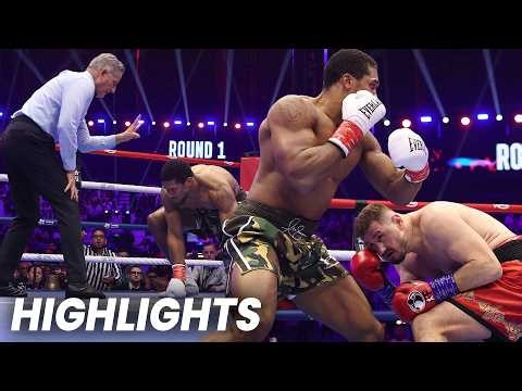 FIGHT HIGHLIGHTS: Anthony Joshua vs. Kristian Prenga • DAZN Boxing