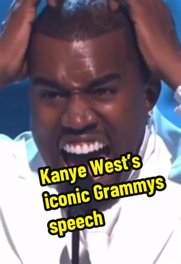 Kanye West’s iconic Grammys speech #kanyewest #grammys #thecollegedropout #ye #speech