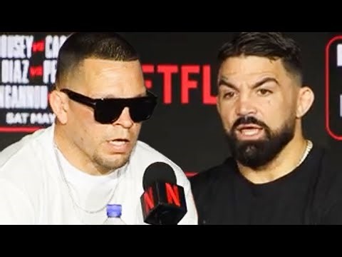 Nate Diaz WARNS Mike Perry: “You Better Kill Me!” | NYC PRESS CONFERENCE