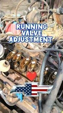 Chevy 350 Running Valve Adjustment - (Stops Tick) #dyi #mechanic