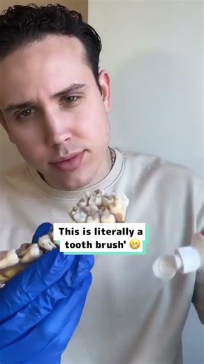 Using Teeth I've Collected To Make A ToothBrush 🪥🦷 @aleleyvamartinez