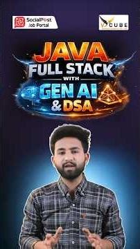 Java Full Stack With Gen AI & DSA #itcourses #trendingcourses #javafullstack #joborientedcourses