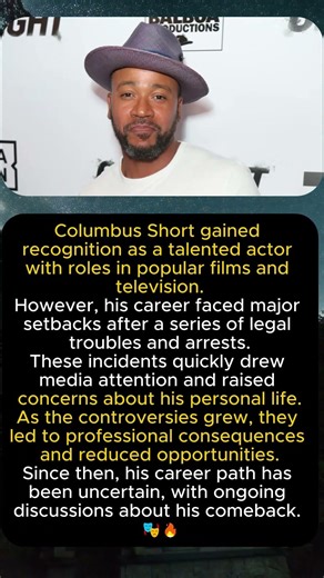 🎬 Columbus Short – Legal Troubles & Arrests 🚨⚖️