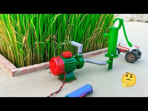 DIY Mini Water Pump Machine Science Project 😱