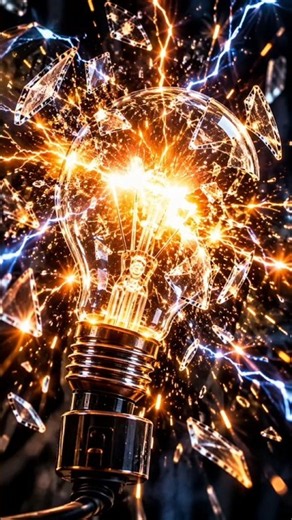 This Light Bulb EXPLODED! ⚡💥 | Extreme Slow Motion #Shorts