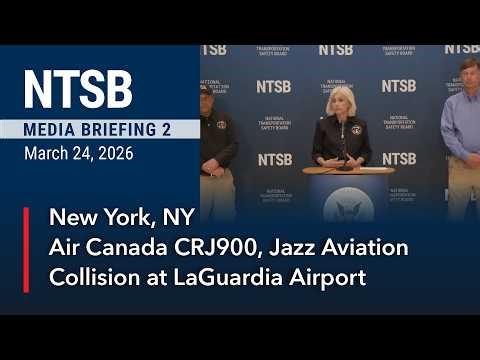 Jazz Aviation, Air Canada Express Flight 8646, CRJ900, airplane at LaGuardia Airport in New York NY