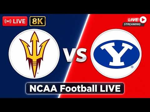 BYU vs Arizona State LIVE 🏈 | NCAA College Football 2026 | Brigham Young University Cougars Live