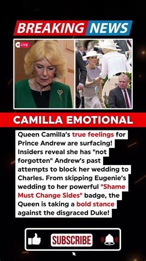 ROYAL UPDATE: Queen Camilla’s True Feelings for Andrew Revealed in Quiet Move for Eugenie!