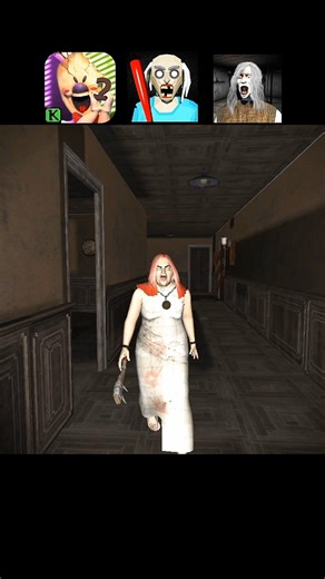 Ice Scream 2 ❄️ x Mad Granny 😡 x Horror Granny 👵 Scary Comparison #horrorgaming #trending #shorts