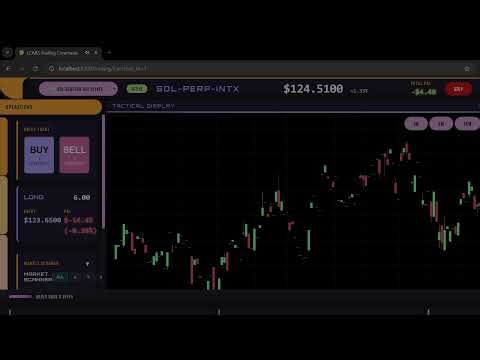 🚀 LIVE AI Trading Bot | SOL Perpetuals with Real-Time Commentary | LCARS Command Interface