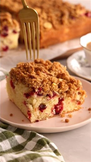 Cranberry Crumb Cake!
