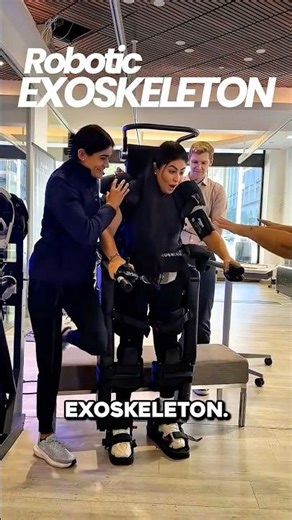 Exoskeleton Helps Woman Walk Again!