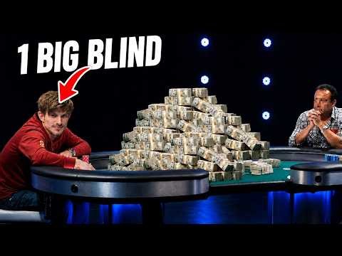 From 1 BIG BLIND to BATTLING FOR $4.5M (Crazy Comeback)