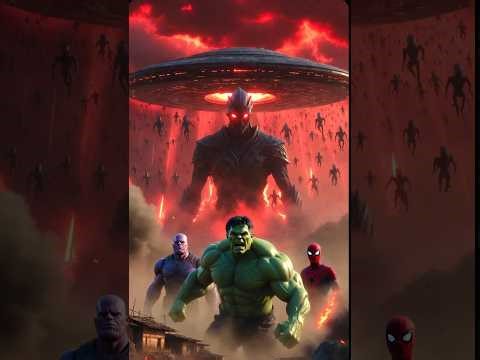 “Alien Invasion LIVE 😱 Hulk, Thanos & Spider-Man vs Alien King”