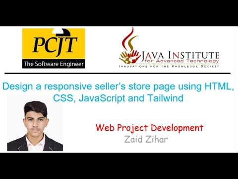 Task 15: Design a responsive seller’s store page using HTML, CSS, JavaScript and Tailwind