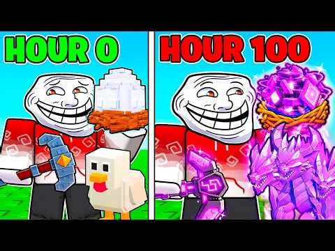 I SPENT 100 HOURS In Break And Steal An Egg..