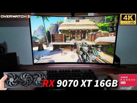 Overwatch 2 - RX 9070 XT 16GB - Ryzen 7 9800X3D - Alienware OLED AW3225QF 32" 240 Hz