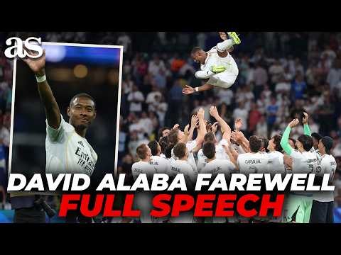 DAVID ALABA's FULL FAREWELL at the BERNABÉU | REAL MADRID 4-2 ATHLETIC CLUB | EMOTIONAL