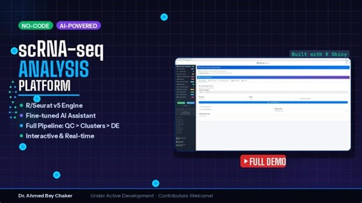 Single cell RNA sequencing With AI assistance 0 Coding | Ahmed Bey Chaker