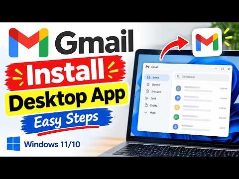How to Install Gmail Desktop App on Windows 11/10 (Easy Steps)