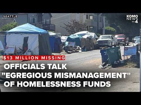 Councilmembers hold conference on Seattle-area homelessness audit, missing $13M in public funding