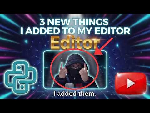 3 New Python Features I Added to My Code Editor! | Python Programming #pythonprogramming #usa