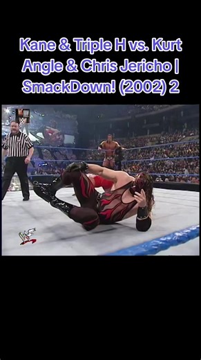 #wwe Kane & Triple H vs. Kurt Angle & Chris Jericho | SmackDown! (2002) 2