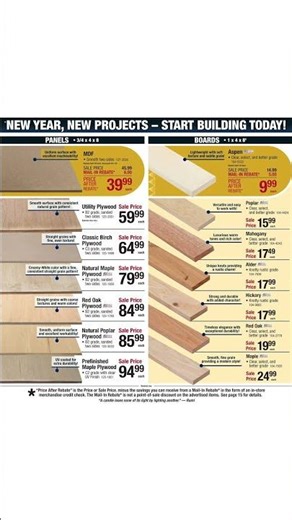 Menards - Weekly Ad 12/31 - 01/10