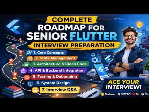 👇🚀 Complete Roadmap for Senior Flutter Interview Preparation (2026 Updated)