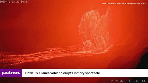 Hawaii’s Kilauea volcano erupts in fiery spectacle I Paraluman News