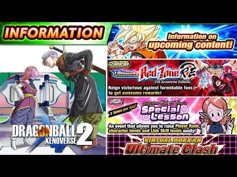 UPCOMING MAJOR CONTENT!! XENOVERSE EZAS + XENOVERSE RE RED ZONE & MORE!! (DBZ: Dokkan Battle)