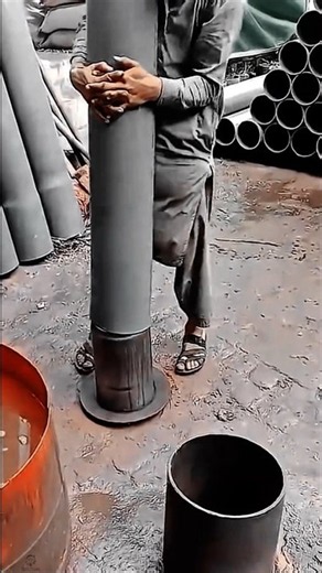 Heavy PVC Pipe Socketing Work Tool Using Manual Heat Forming Technique #worktool