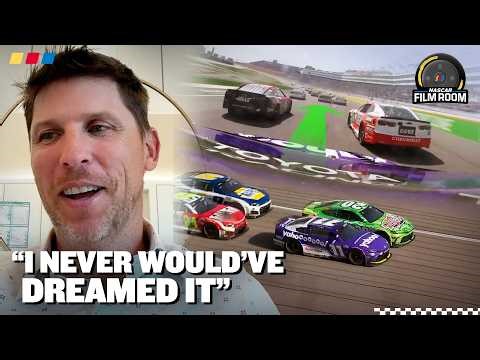 Denny Hamlin Breaks Down His Historic Vegas Win | NASCAR Film Room