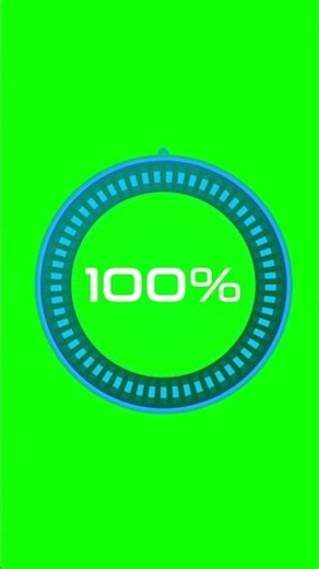 Green Screen Loading Animation | 0 to 100 Loading Clock Style Progress | Free VFX #loadinganimation